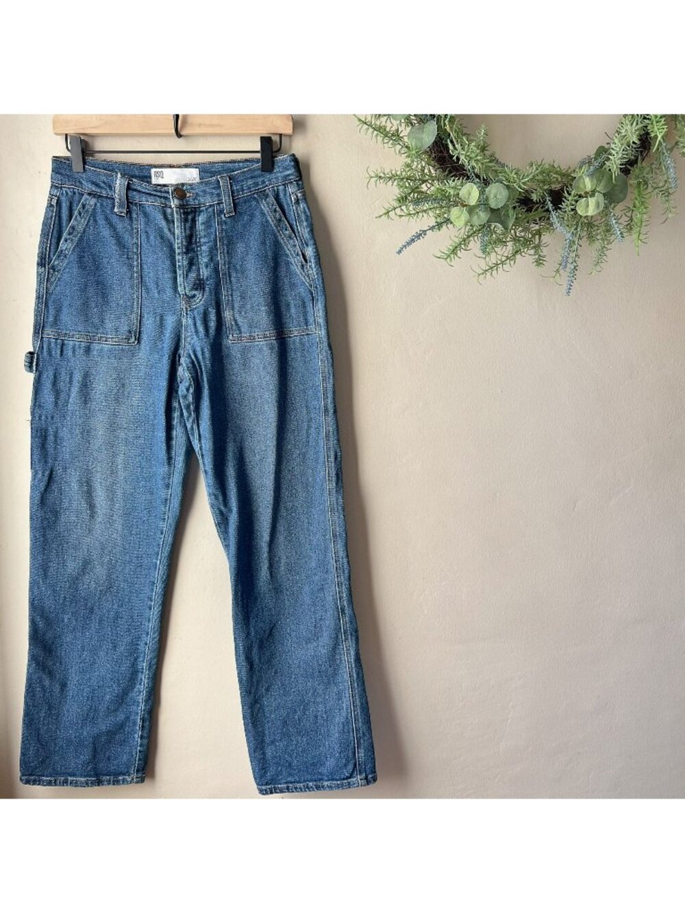 RSQ Carpenter Button Fly Straight Leg Jeans